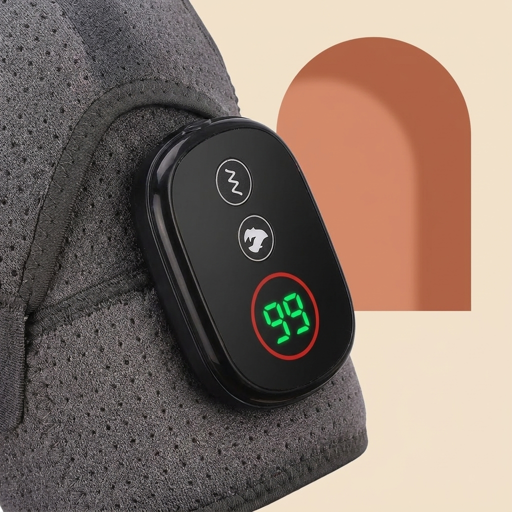 Close-up of the control button