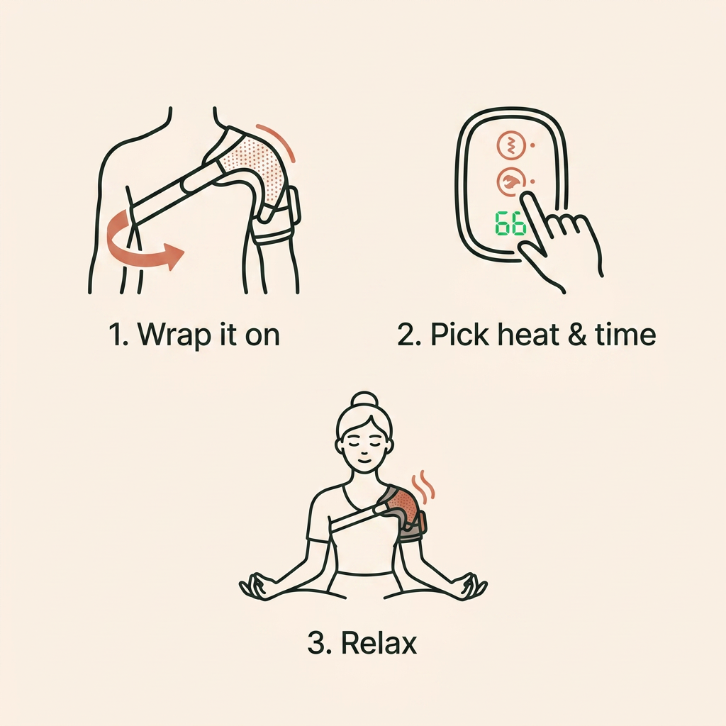 How to use in three steps