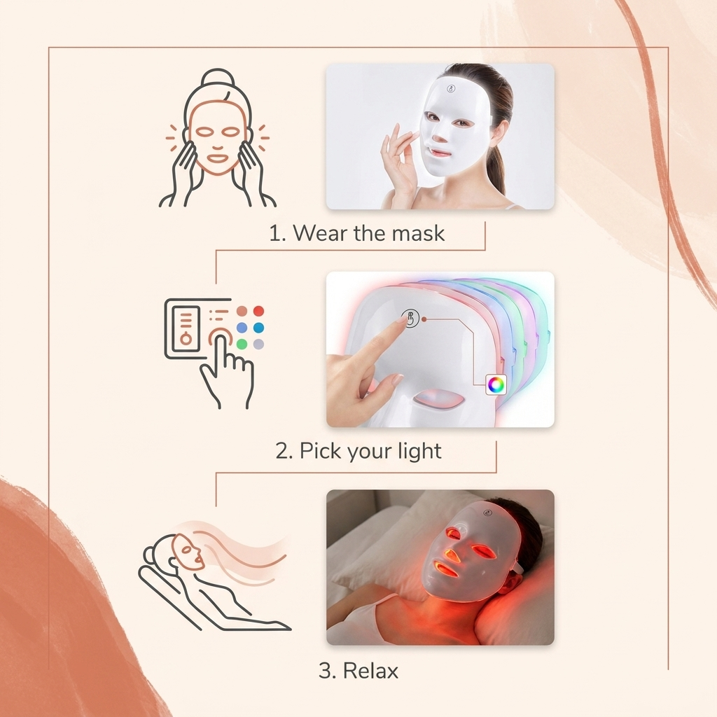 How to use in three steps
